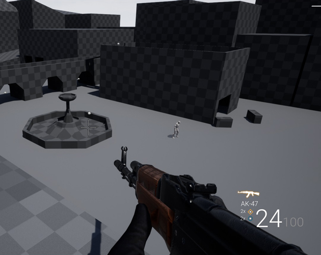 unreal fps level design screenshot 1