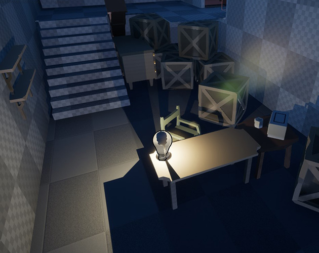 The inside of a makeshift axis office that the player will traverse through.